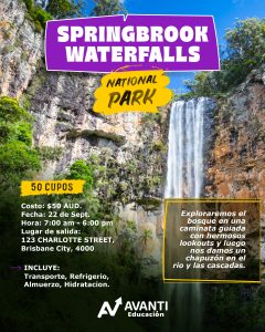 SPRINGBROOK WATERFALLS – NATIONAL PARK